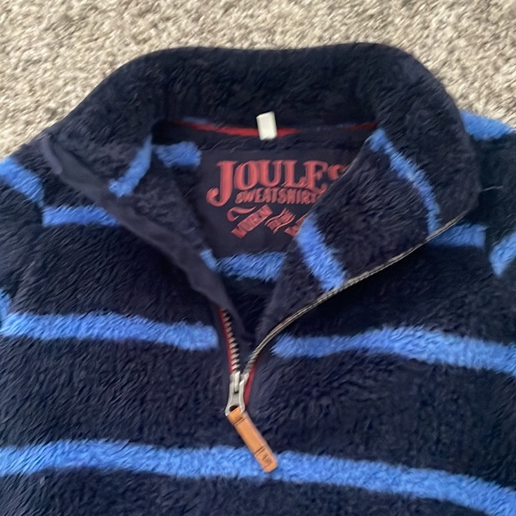 Joules Woozle Quarter Zip Fleece.  Size 7-8 - Picture 2 of 3